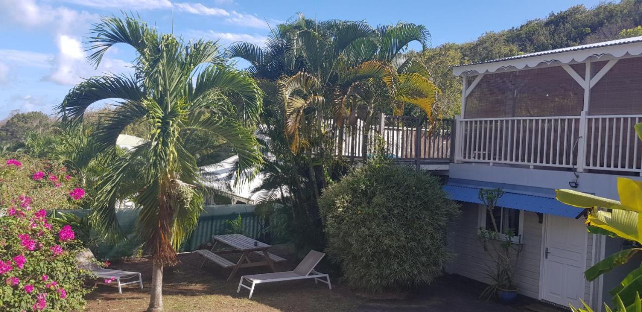 Studio Moderne Climatise Avec Jardin, Plage A Pied Le Diamant Exterior photo